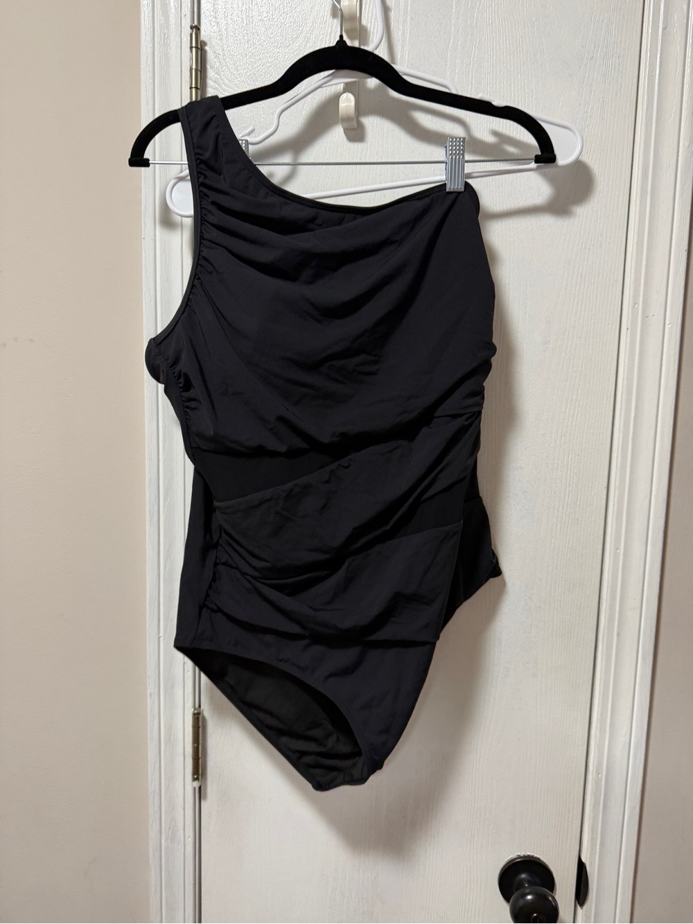 One-Shoulder Black Swimsuit NWT